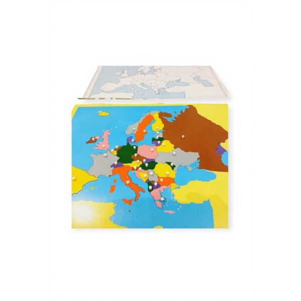 מפת פאזל יבשת אירופה + מפת בקרה